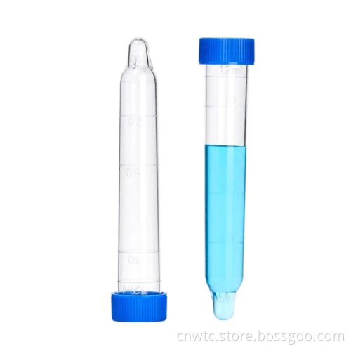 High-Quality 12ml PS Urine Collection and Sediment Test Tubes with Screw Caps